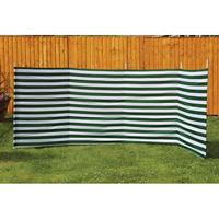 Quest Shetland 5 Pole Windbreak with Green Stripes