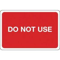 quality mangmnt label do not use matt vinyl 150 x 100mm pack of 10