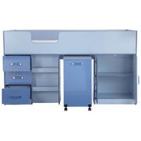 Quebec Midsleeper Bed Blue