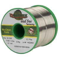 Qualitek Lead Free Solder Wire Sn100e NC600 Flux 2.2% 1.27mm 500g Reel