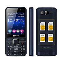 Quad Sim Cell phone Quad Band 2.8 inch 4 SIM cards 4 standby Phone Bluetooth Flashlight MP3 MP4