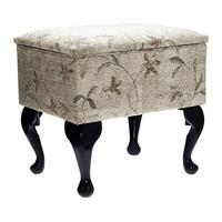 Queen Anne Style Storage Footstool