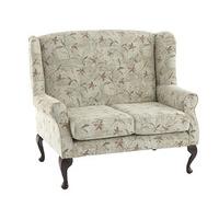 Queen Anne-Style Wing Back Sofa