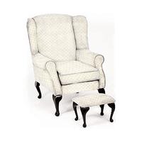 queen anne armchair and footstool save 10