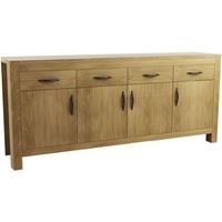 qualita goliath oak sideboard 4 door