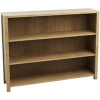 qualita sims oak shelving unit low open