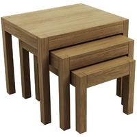 Qualita Sims Oak Nest of Tables - No 2