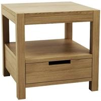 Qualita Sims Oak Bedside Table