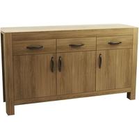 qualita goliath oak sideboard 3 door