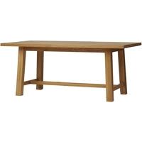 qualita trinity oak dining table