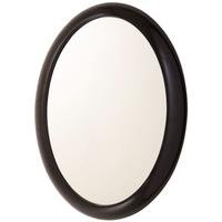 Quin Black Oval Mirror