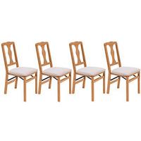 queen anne folding chairs 4 save 20 wood