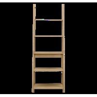 quinn ladder bookcase oak