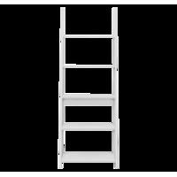 Quinn Ladder Bookcase - White