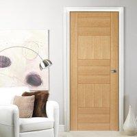 quebec oak flush door with panel effect is pre finished