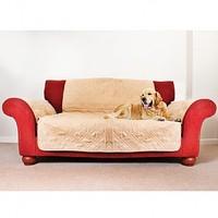 Quilted Furniture Protectors Size - 3 Seater Sofa ; Design - Chocolate