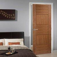 Quebec Walnut Flush Fire Door is Pre-Finished and 1/2 Hour Fire Rated