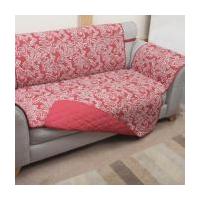 quilted furniture protector armchair red