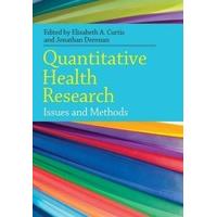 Quantitative Health Research:: Issues And Methods