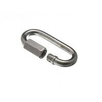 Quick Link Chain Repair Shackle 6MM 1/4 Bzp Zinc Plated Steel ( pack of 12 )