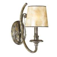 Quoizel Kendra 1 Lamp Wall Light in Mottled Silver