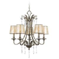 Quoizel Kendra 5 Light Chandelier in Mottled Silver