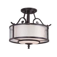 Quoizel Adonis 3 Lamp Semi Flush Ceiling Light