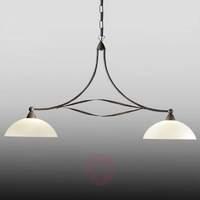 Quebec Pendant Light 2 Bulbs Rustic Design
