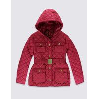 Quilted Belted Coat with Stormwear (3-16 Years)