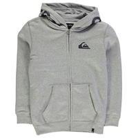 quiksilver hoodwork zip hoody junior boys