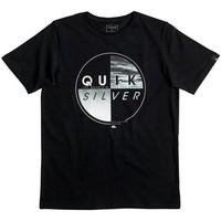 quiksilver classic blazed camiseta boyss childrens t shirt in black