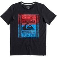 Quiksilver Slub Walled Up - Camiseta boys\'s Children\'s T shirt in grey