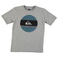 quiksilver checked disk short sleeve t shirt junior boys