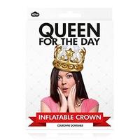 queen for the day inflatable crown