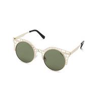 Quay Australia Sunglasses QW-000030 FLEUR GOLD/GRN