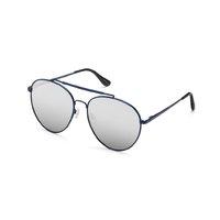 Quay Australia Sunglasses QU-000155 Lickety Split BLUE/SLV