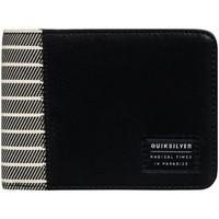 quiksilver cartera slim vintage plus mens purse wallet in black