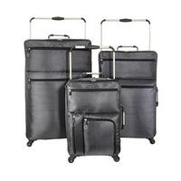 Quad-Wheel Suitcases (3 - SAVE £100), Black