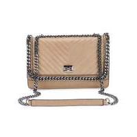 Quilted Shoulder Bag With Chain Detail