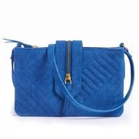 Quilted Suede Handbag