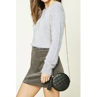 Quilted Tasseled Crossbody Bag