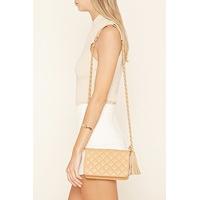 Quilted Tassel Crossbody