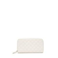 quilted faux leather wallet