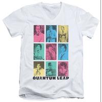 Quantum Leap - Faces Of Sam V-Neck