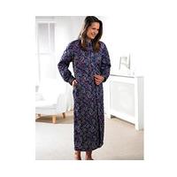 Quilted Dressing Gown, Size L (20-22), Polyester