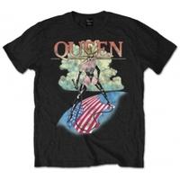 queen mistress mens medium t shirt black