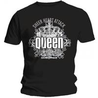 queen sheer heart attack mens large t shirt black