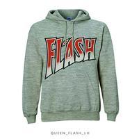 queen mens flash long sleeve hoodie grey medium