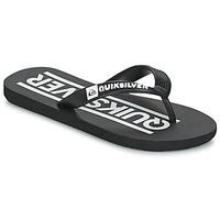 quiksilver java wordmarkyt girlss childrens flip flops sandals in blac ...