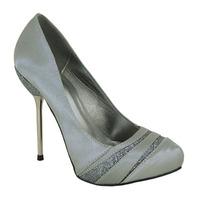 Qupid Shoes Mermaid-04 Silver